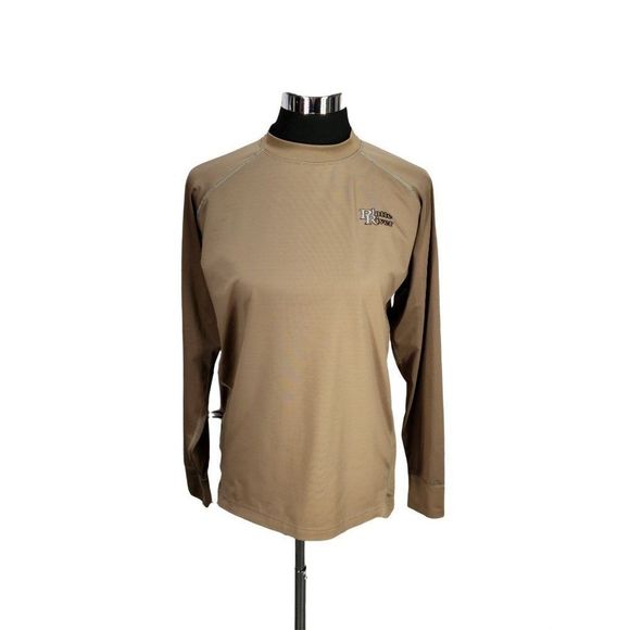 Platte‎ River Apparel Long Sleeve brown fisherman base layer  Shirt - Picture 1 of 10